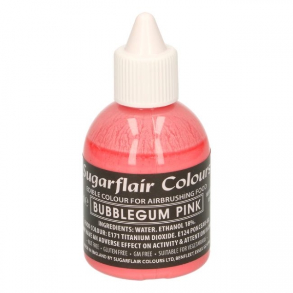 Sugarflair Airbrush Farbe Bubblegum Pink 60ml