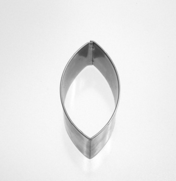 Oval "Schiffchen" Ausstecher 6 cm