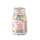 Bunte Zucker Streusel Pastell 100 gr.