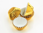 CM Muffin-/Pralinenpapier Mini Mini Gold 60 Stk.