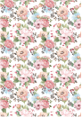 Schoko Transferfolie A4 - Blumen Bouquet