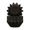 Funcakes BLOOM Mufffinpapier Schwarz 48 Stk.