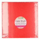 Funcakes Cake Drum 30x30 cm Rot