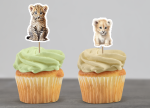 Cupcake Topper Set "Savanna Babies" - Materialauswahl